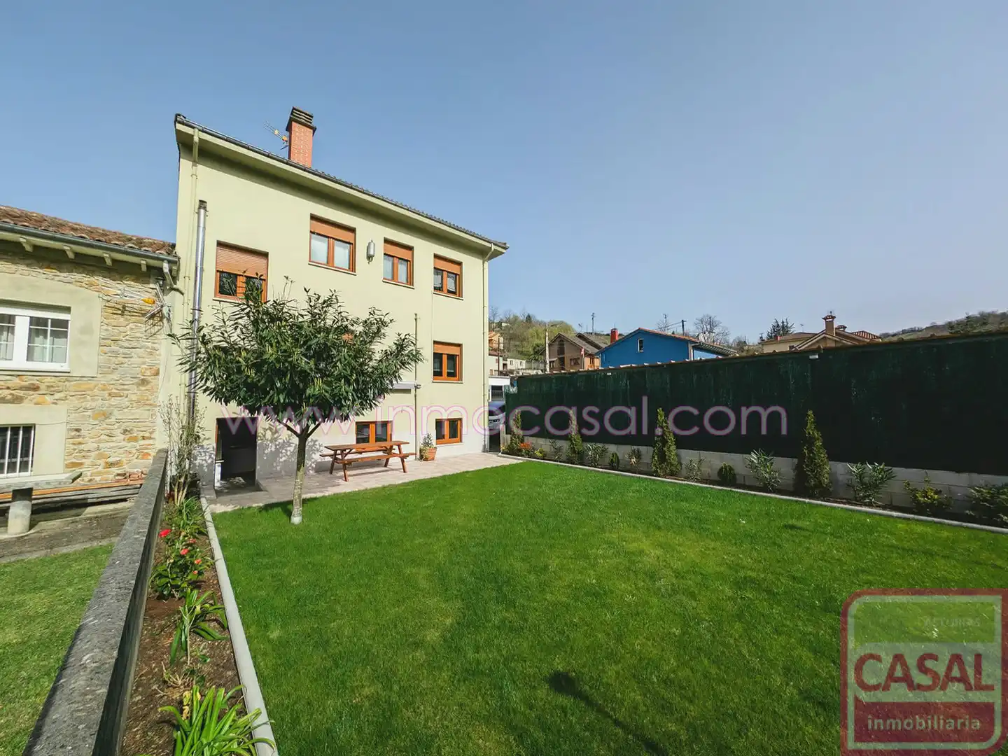 Garden of Houses for sale in Siero  with Heating, Terrace and Furnished