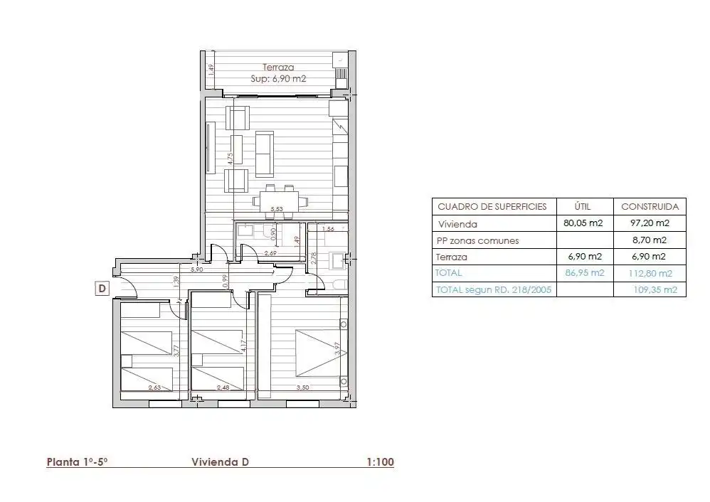 Appartement avec piscine à vendre à CARDENAL MARCELO SPINOLA S/N, imagen 2