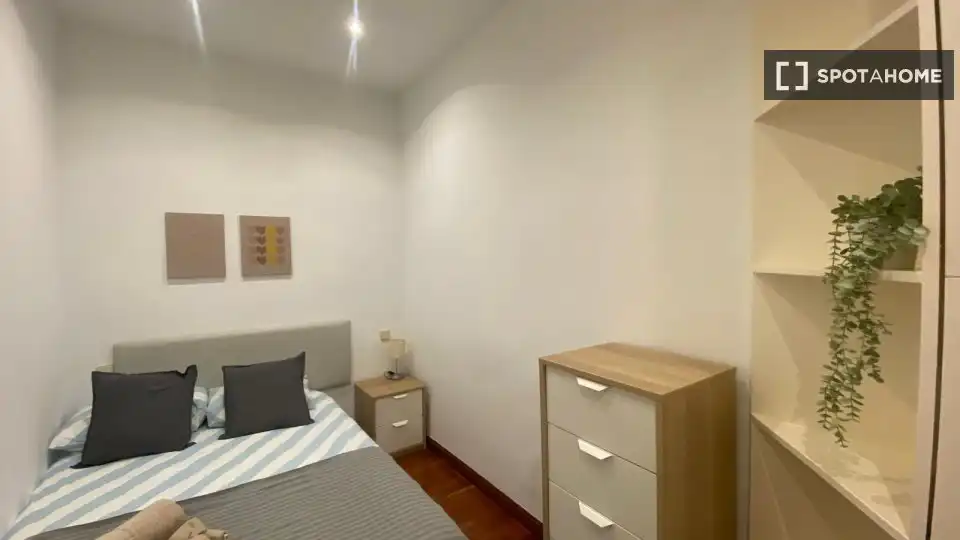 Bedroom of Flat for rent in Madrid  with Air Conditioner, Heating and Furnished