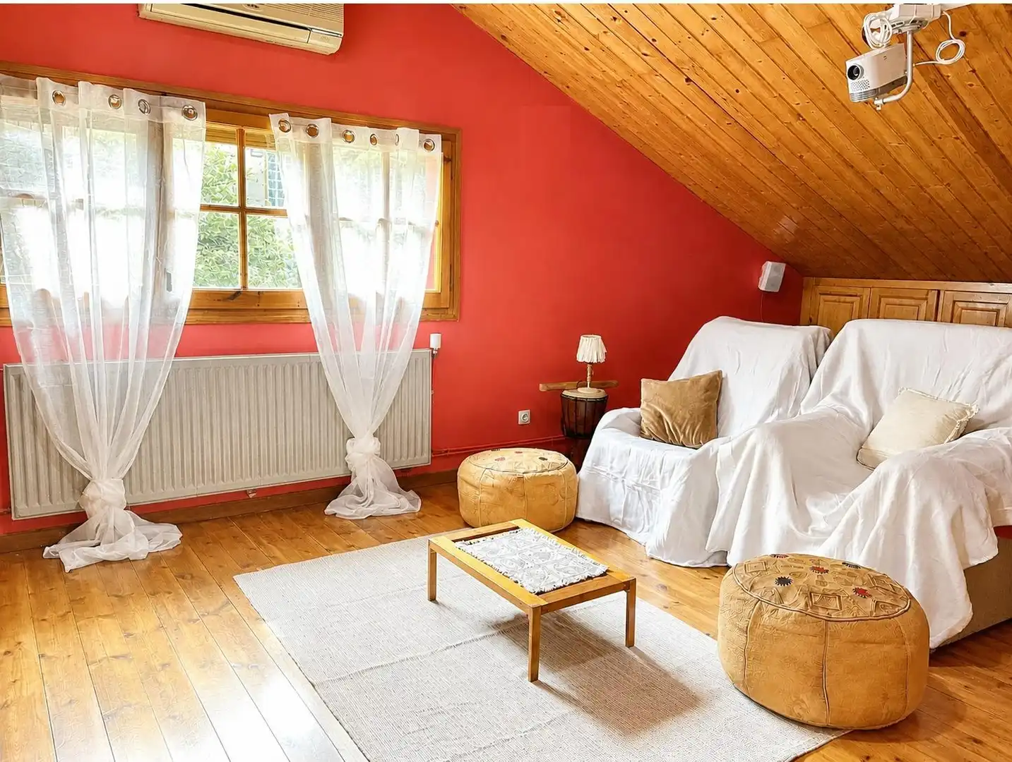 Living room of Houses for sale in Sant Celoni  with Air Conditioner, Heating and Private garden