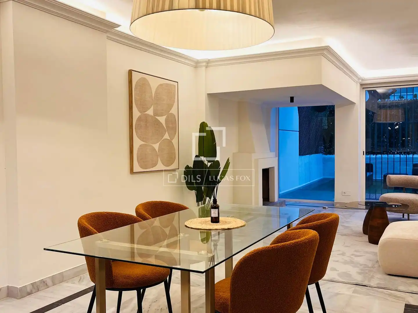 Dining room of Flat for sale in Marbella  with Air Conditioner, Private garden and Storage room