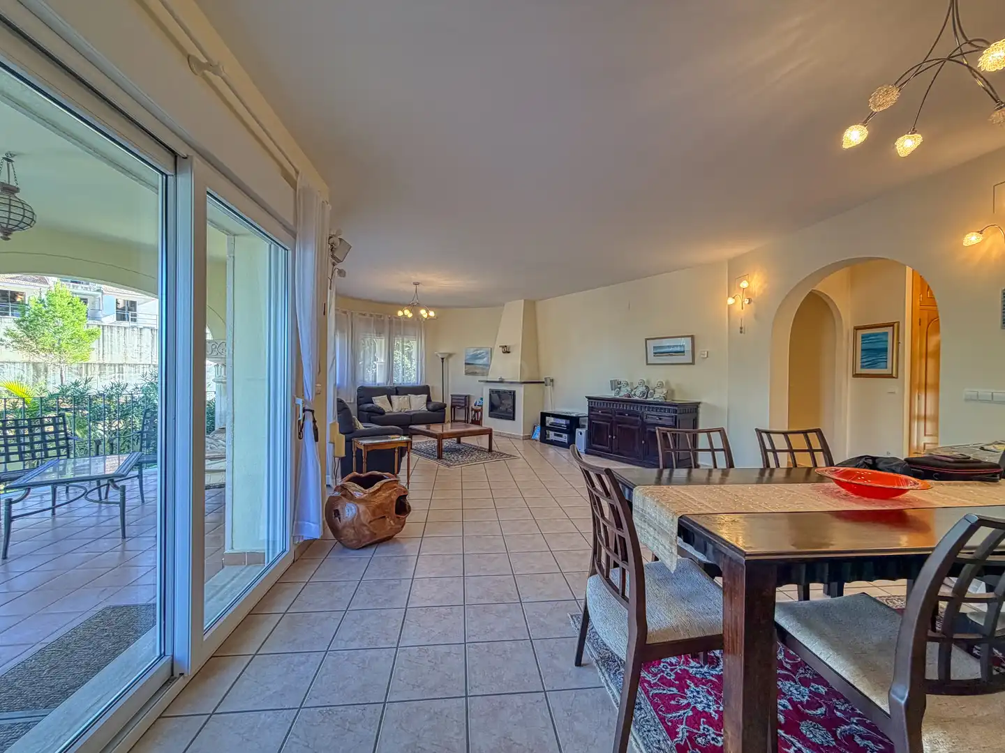 Dining room of Houses for sale in Dénia  with Air Conditioner, Heating and Terrace
