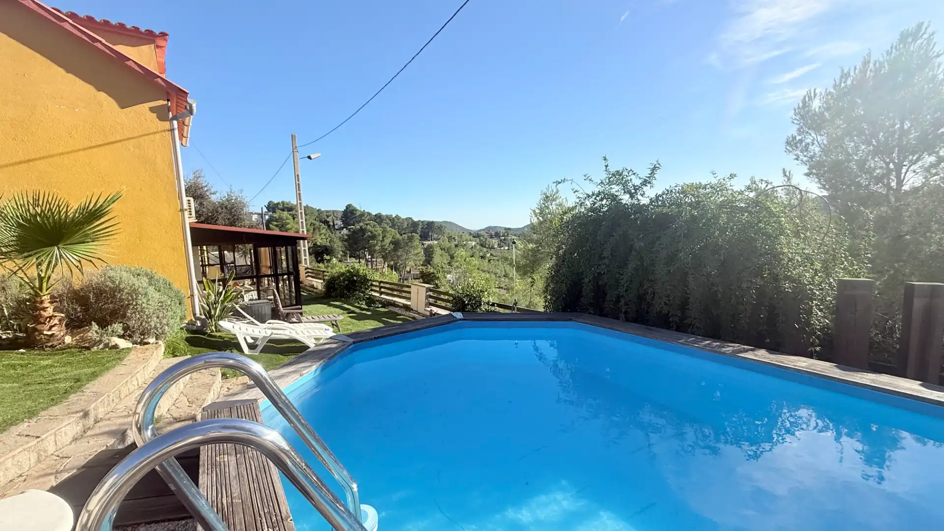 Schwimmbecken von Haus oder Chalet zur Miete in Olivella, Barcelona