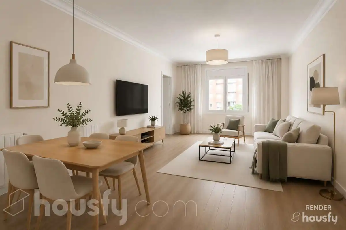 Sala d'estar de Pis en venda en Barcelona