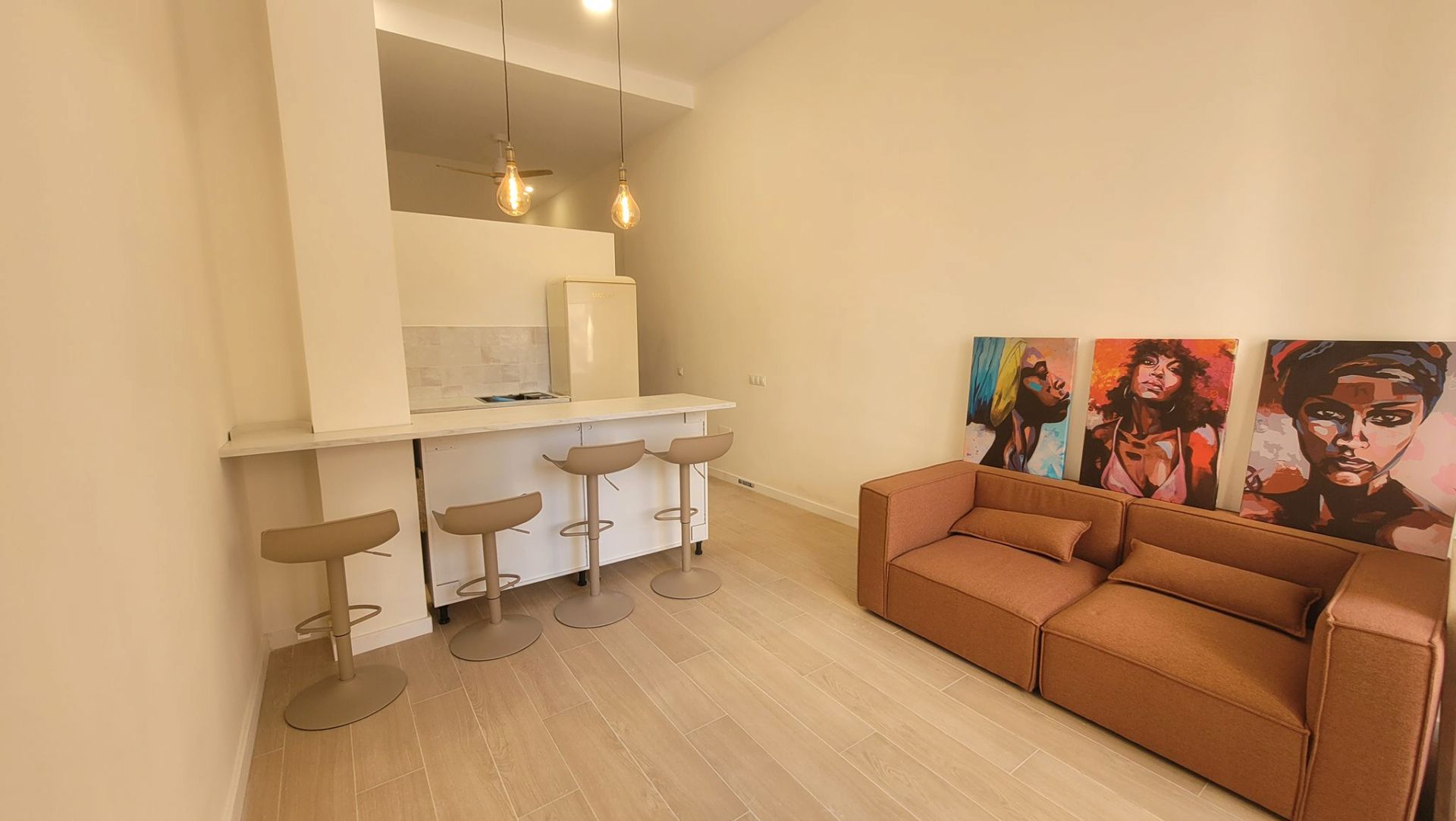 Living room of Flat to rent in Málaga Capital  with Air Conditioner, Furnished and Oven