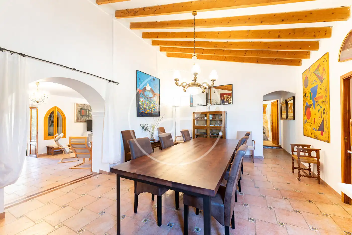 Comedor de Casa o chalet en venta en Campos con Aire acondicionado, Calefacción y Jardín privado