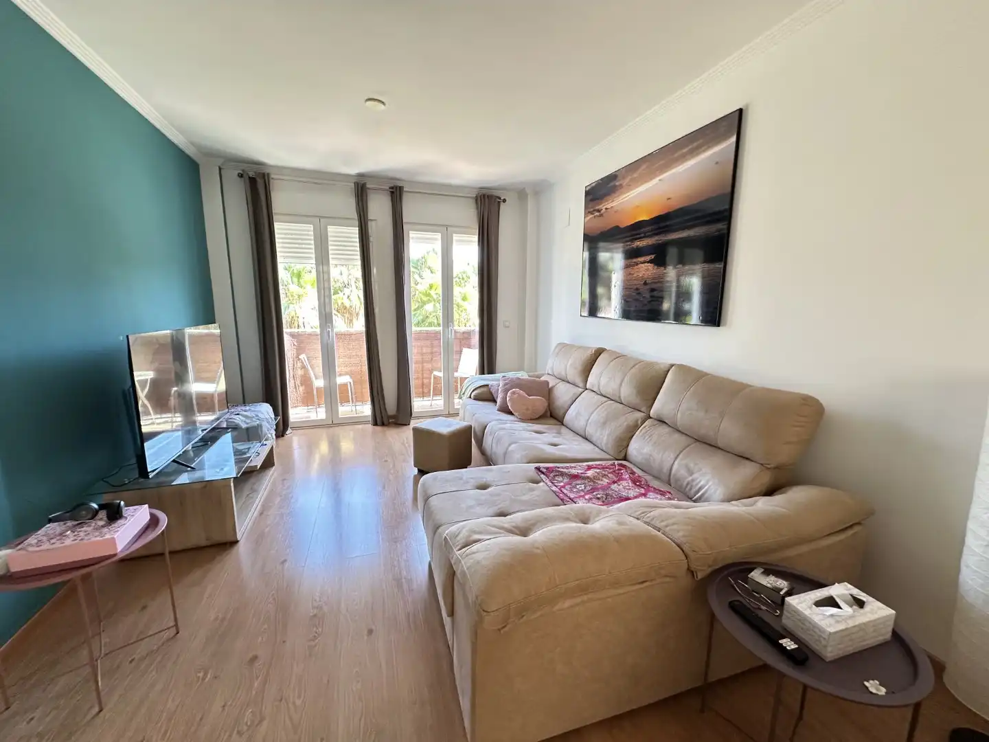 Sala de estar de Apartamento en venta en Beniarbeig con Aire acondicionado y Internet