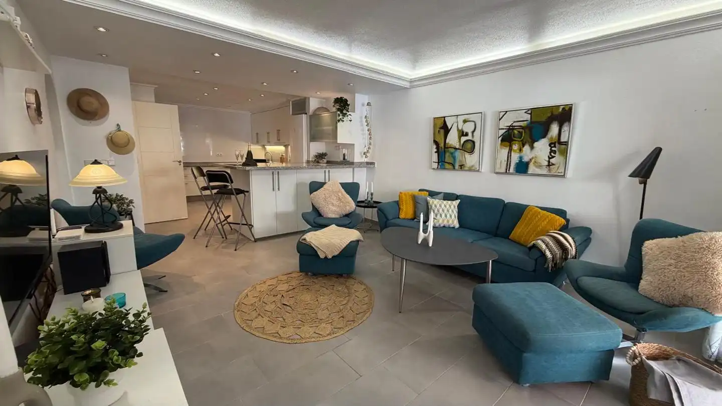 Living room of Duplexes for sale in La Manga del Mar Menor  with Air Conditioner, Heating and Terrace