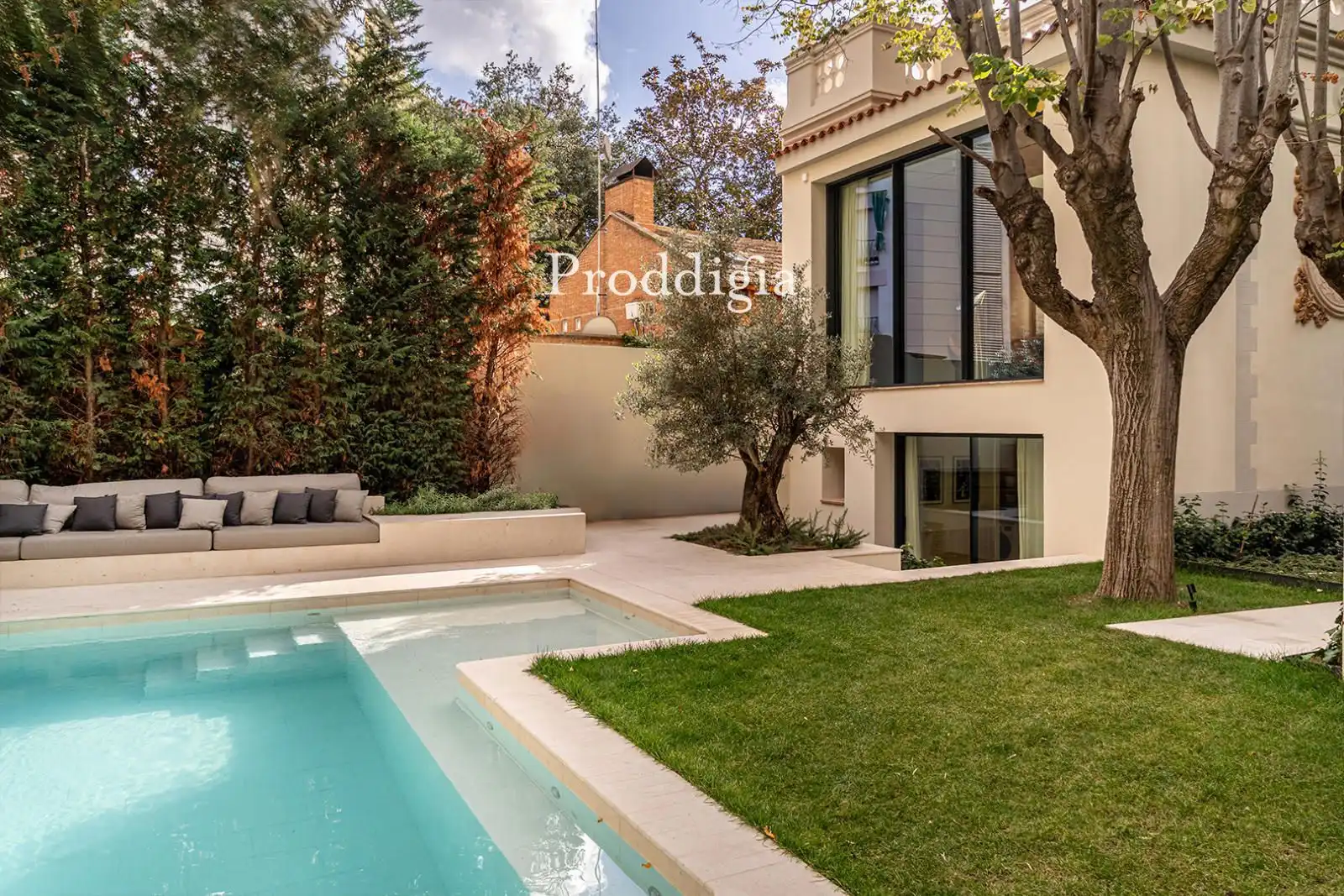 Jardí de Casa o xalet en venda en Barcelona amb Aire condicionat, Calefacció i Jardí privat