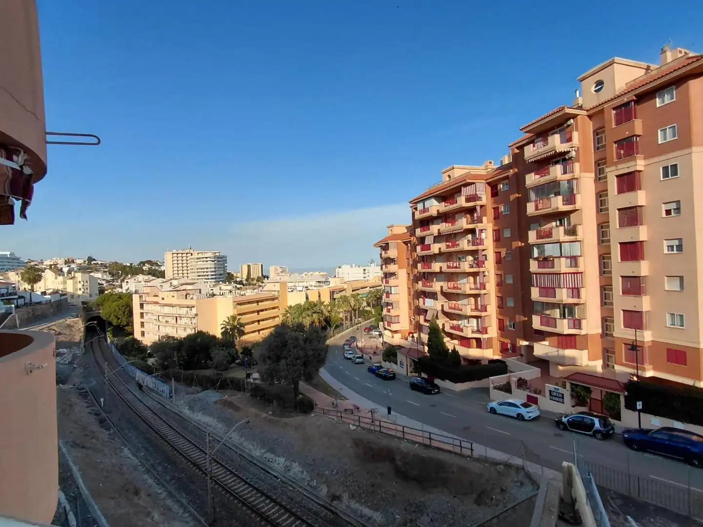 Vista exterior de Pis de lloguer en Fuengirola amb Aire condicionat, Terrassa i Moblat