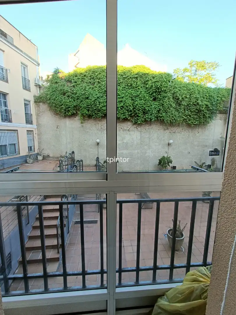 Balcony of Flat for rent in Cáceres  with Air Conditioner, Heating and Private garden