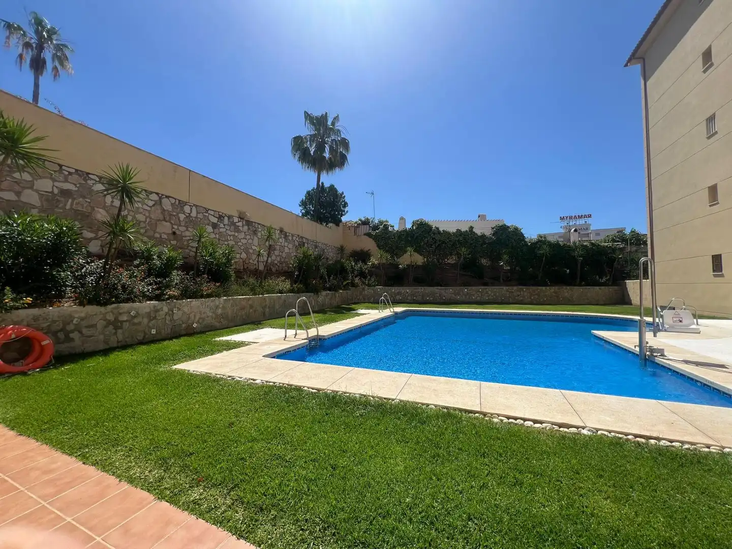 Swimming pool of Apartments for sale in Mijas  with Private garden, Storage room and Alarm