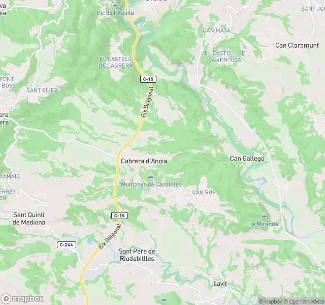 Außenansicht von Wohnung zum Verkauf in Cabrera d'Anoia