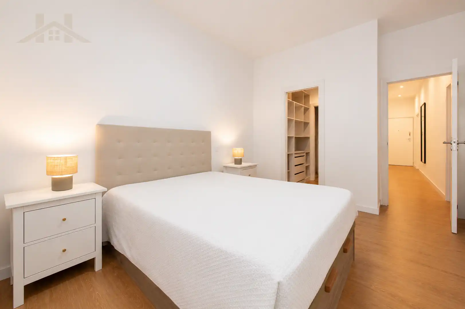 Schlafzimmer von Wohnung zum Verkauf in Tres Cantos mit Klimaanlage, Heizung und Möbliert