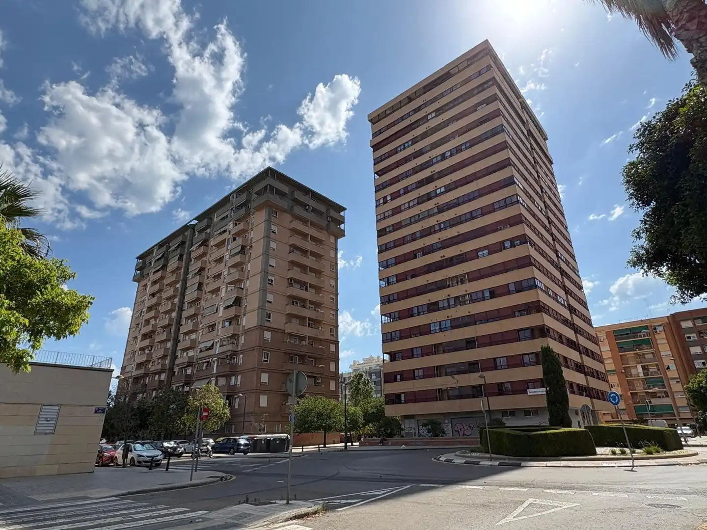 Vista exterior de Piso de alquiler en Valencia con Aire acondicionado, Parquet y Amueblado