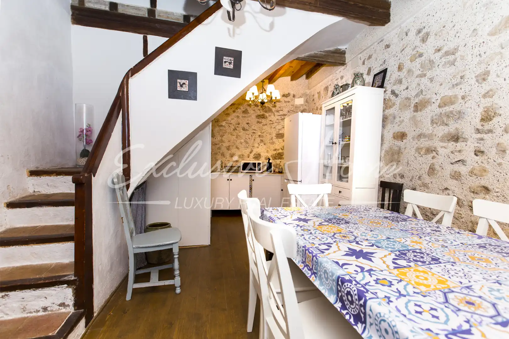Menjador de Finca rústica en venda en Peñíscola / Peníscola amb Terrassa, Moblat i Rentadora