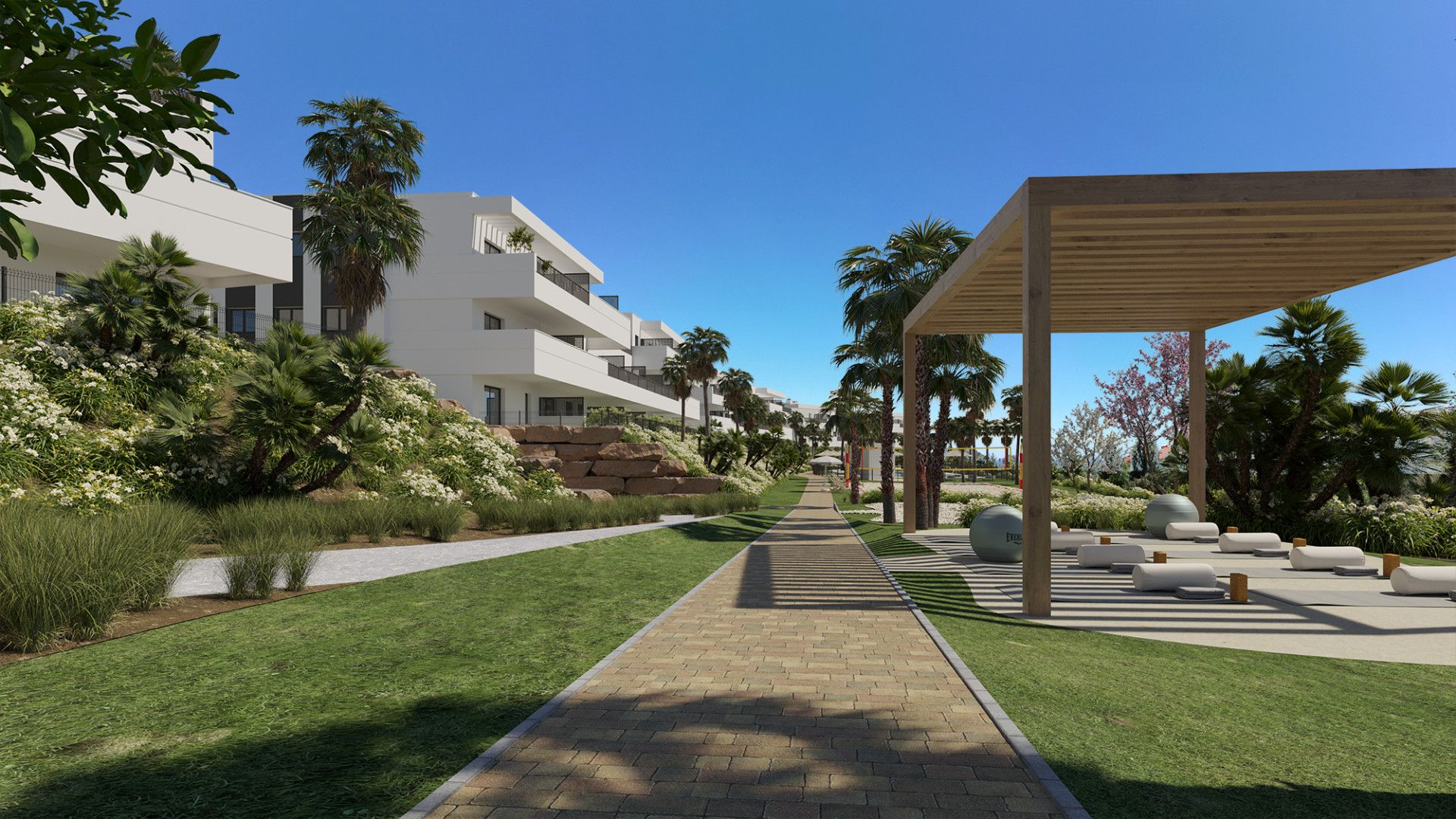 Jardí de Apartament en venda en Estepona amb Aire condicionat, Calefacció i Terrassa
