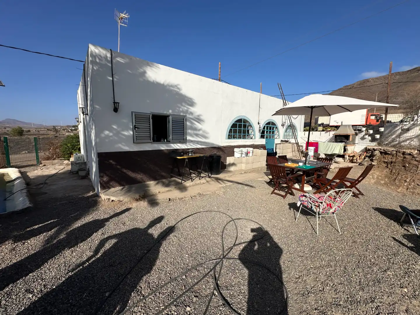 Vista exterior de Finca rústica en venda en Pájara amb Jardí privat, Moblat i Forn