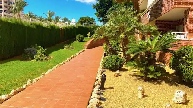 Jardí de Apartament en venda en Villajoyosa / La Vila Joiosa amb Aire condicionat, Calefacció i Terrassa