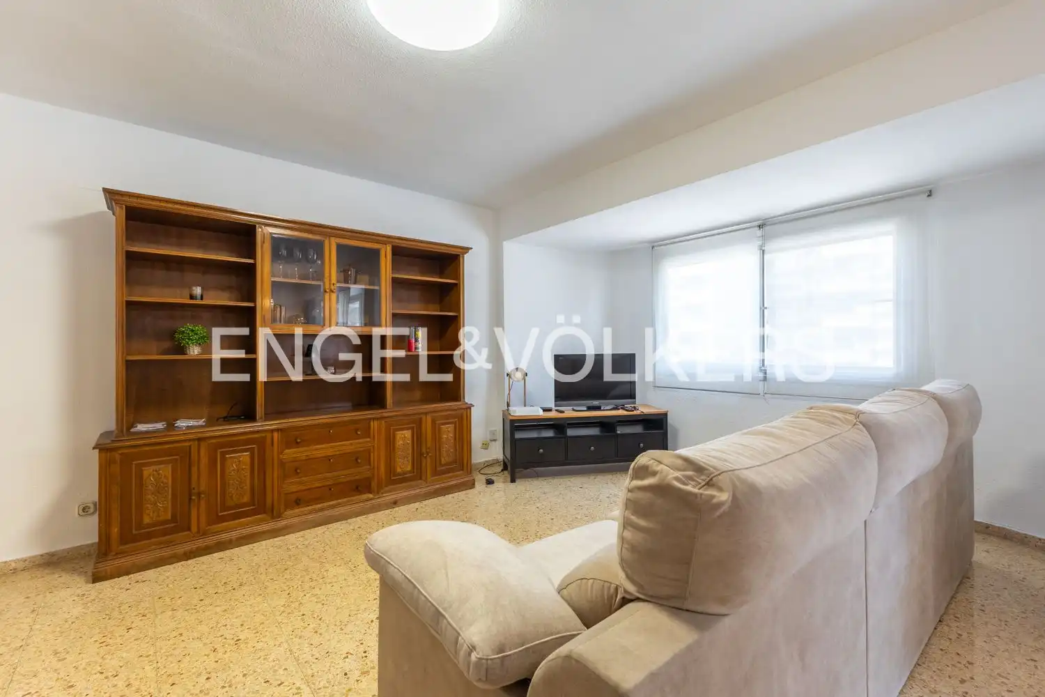 Living room of Flat for rent in Valencia  with Air Conditioner, Heating and Terrace