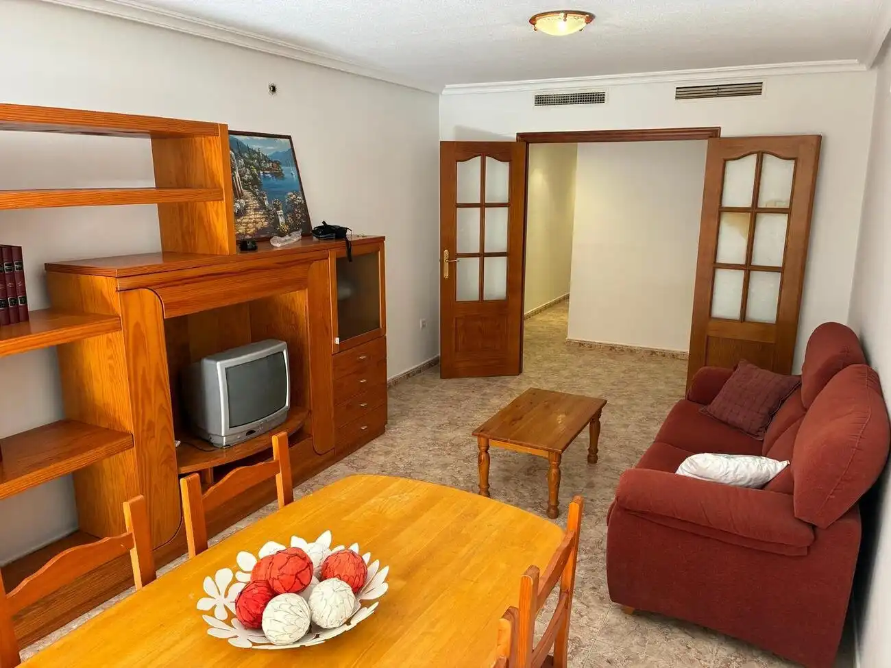 Wohnzimmer von Wohnungen zum Verkauf in Almoradí mit Heizung, Terrasse und Möbliert
