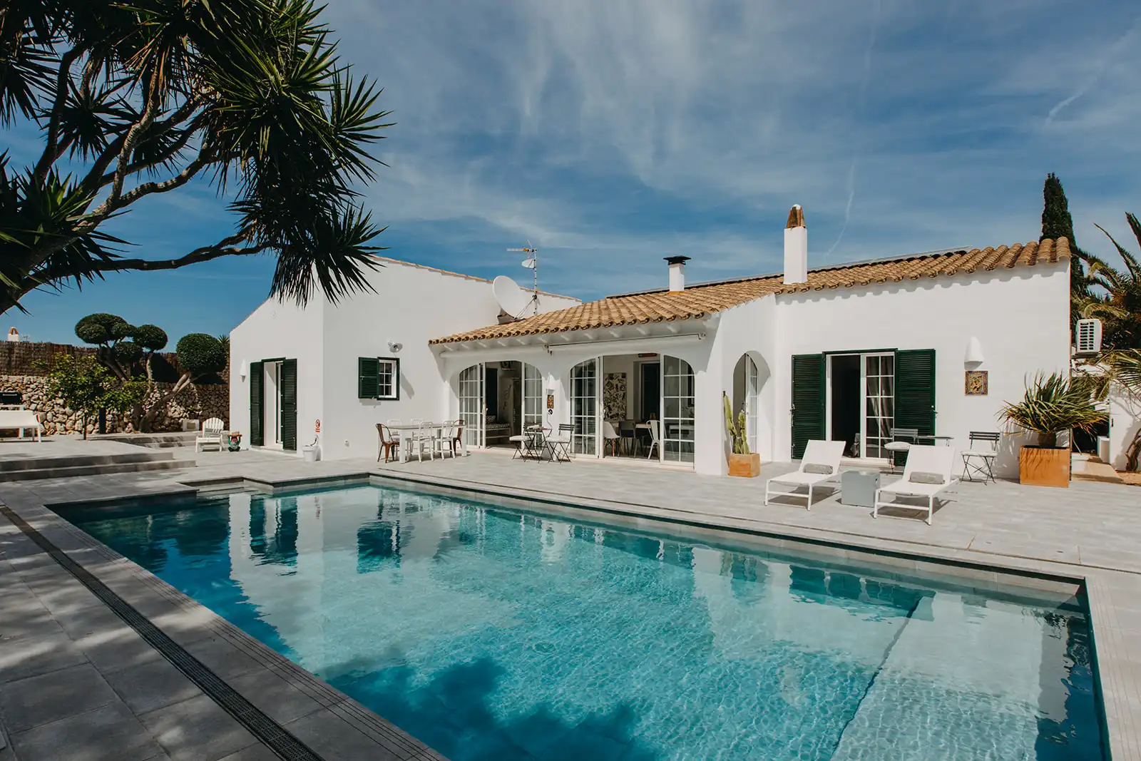 Piscina de Casa o xalet en venda en Es Castell amb Aire condicionat, Jardí privat i Terrassa