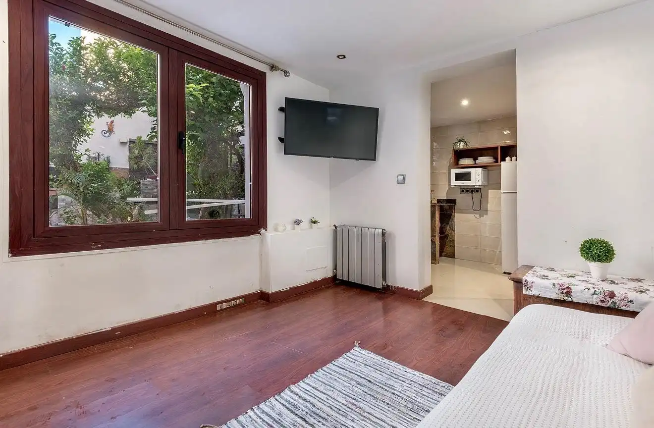 Sala d'estar de Planta baixa en venda en  Palma de Mallorca amb Aire condicionat, Calefacció i Jardí privat