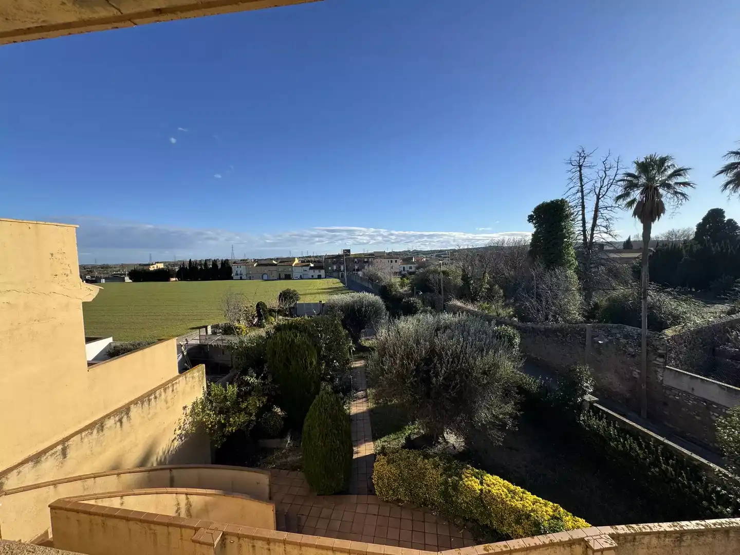 Jardí de Casa o xalet en venda en Borrassà amb Parquet, Terrassa i Piscina