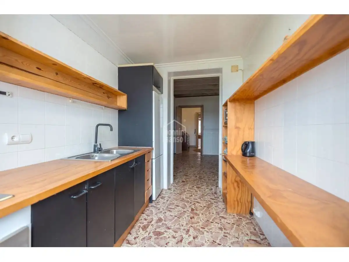 Cuina de Apartament en venda en Maó - Mahón amb Jardí privat i Terrassa