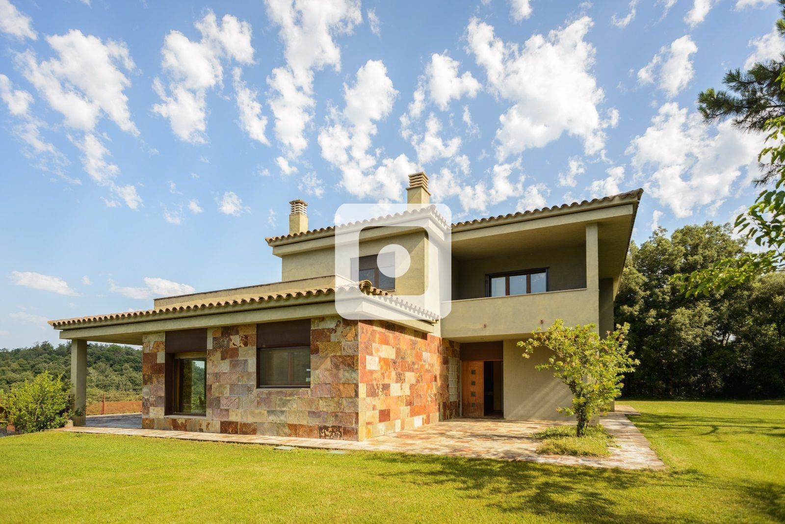 Exterior view of House or chalet for sale in Bescanó  with Heating, Private garden and Parquet flooring