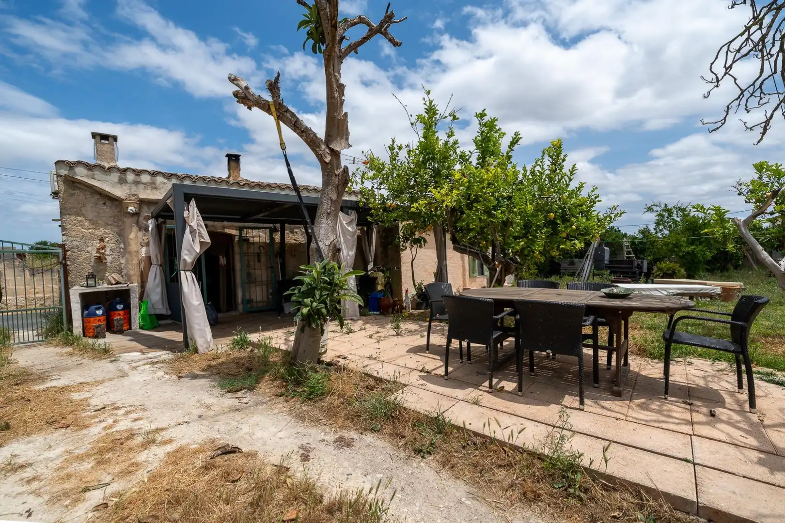 Terrace of Country homes for sale in Sant Joan  with Private garden