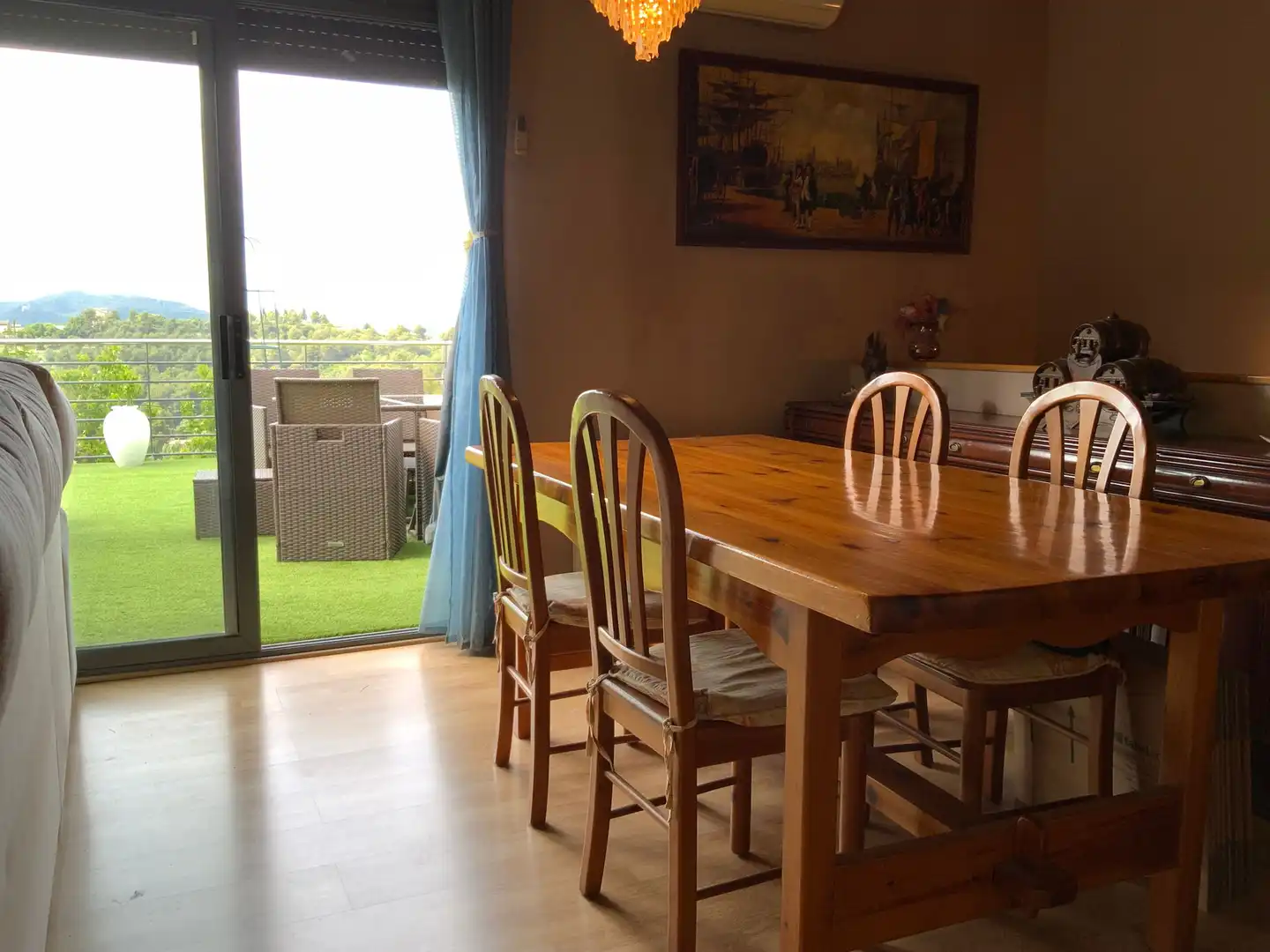 Comedor de Casa adosada en venta en Terrassa con Calefacción, Jardín privado y Terraza