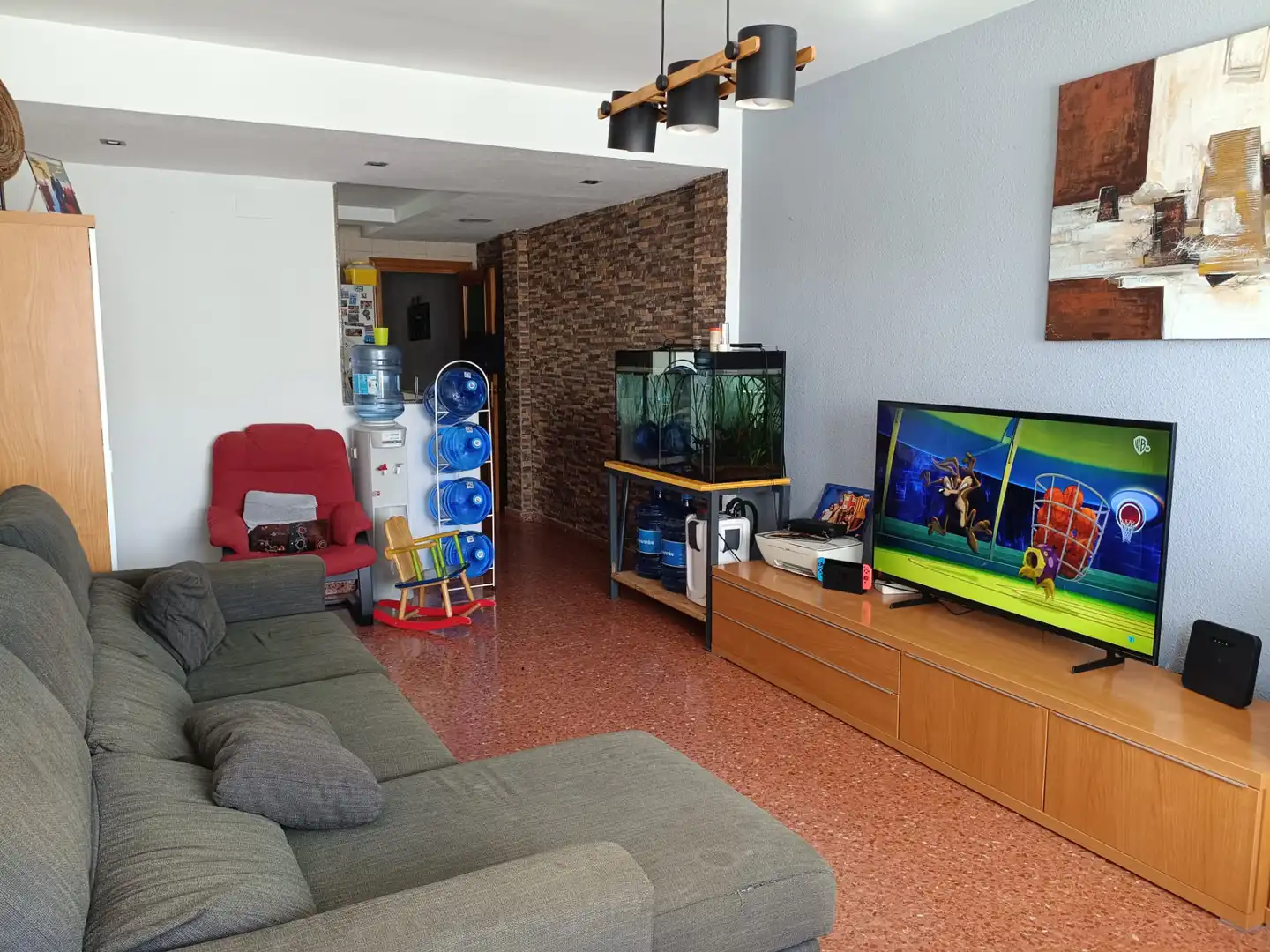 Sala d'estar de Pis en venda en Almussafes amb Aire condicionat, Calefacció i Moblat