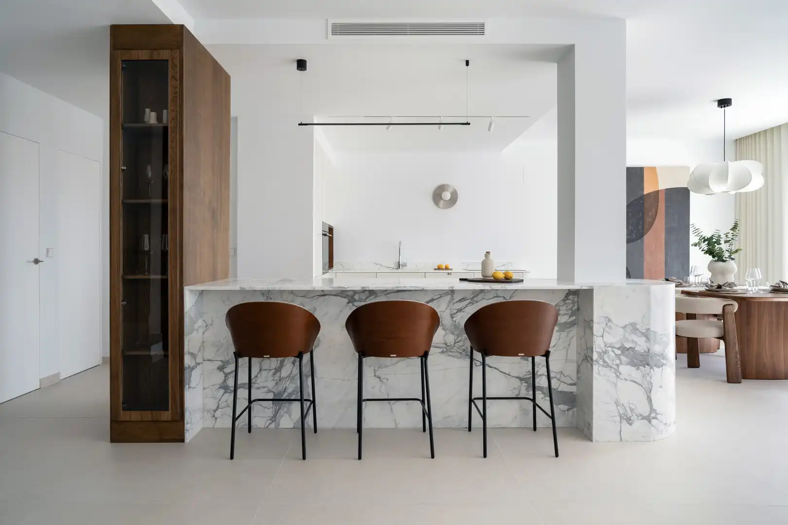 Cocina de Ático en venta en Marbella con Terraza, Piscina y Balcón