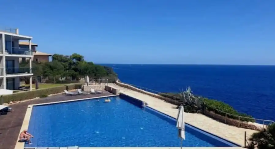 Schwimmbecken von Wohnung zur Miete in Santanyí mit Klimaanlage, Heizung und Terrasse