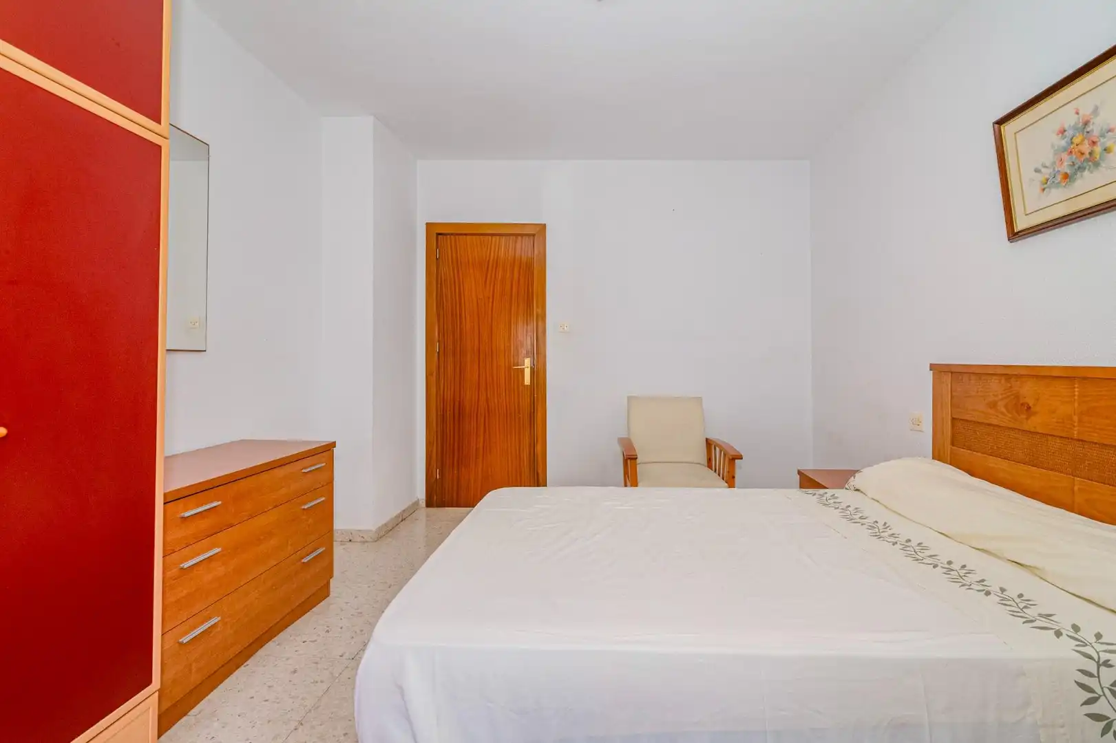 Bedroom of Flat for sale in Granada  with Heating, Terrace and Storage room