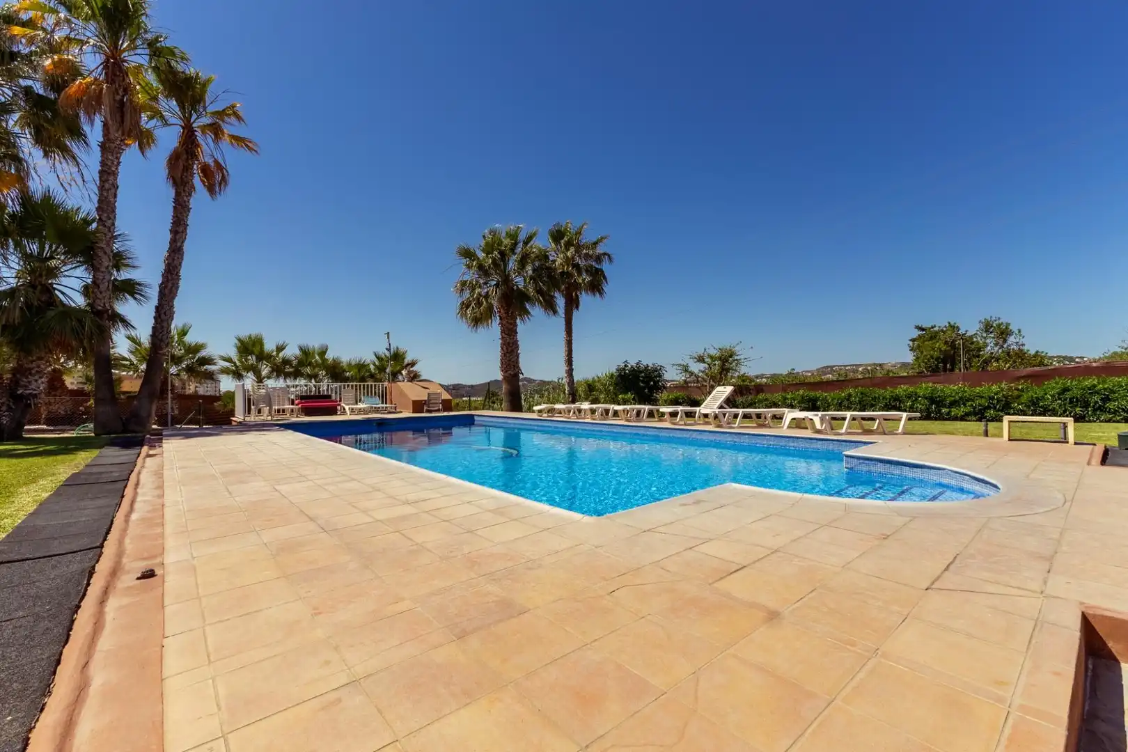 Swimming pool of Country homes for rent in Mijas