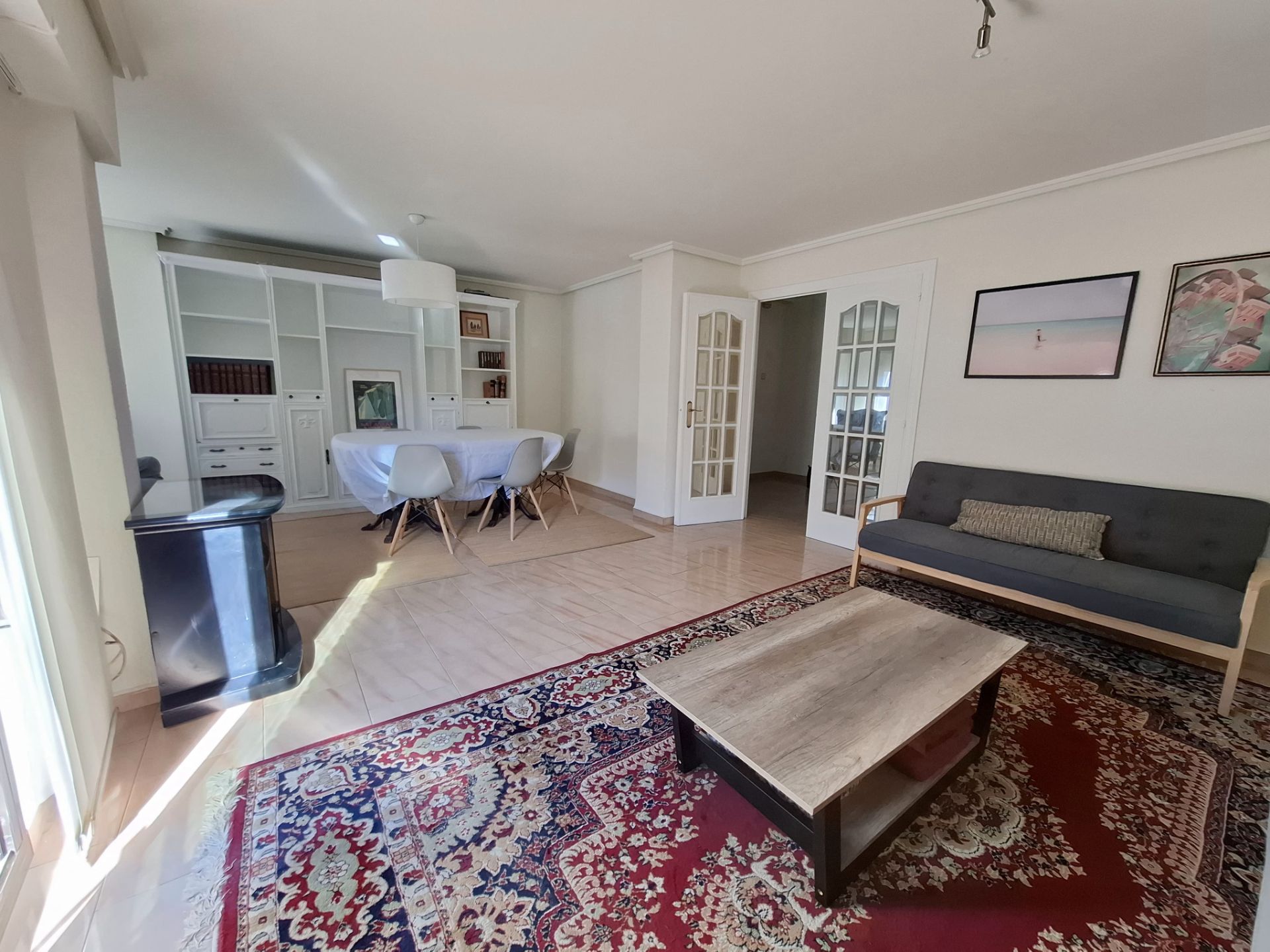 Sala d'estar de Pis en venda en  Valencia Capital amb Moblat i Balcó