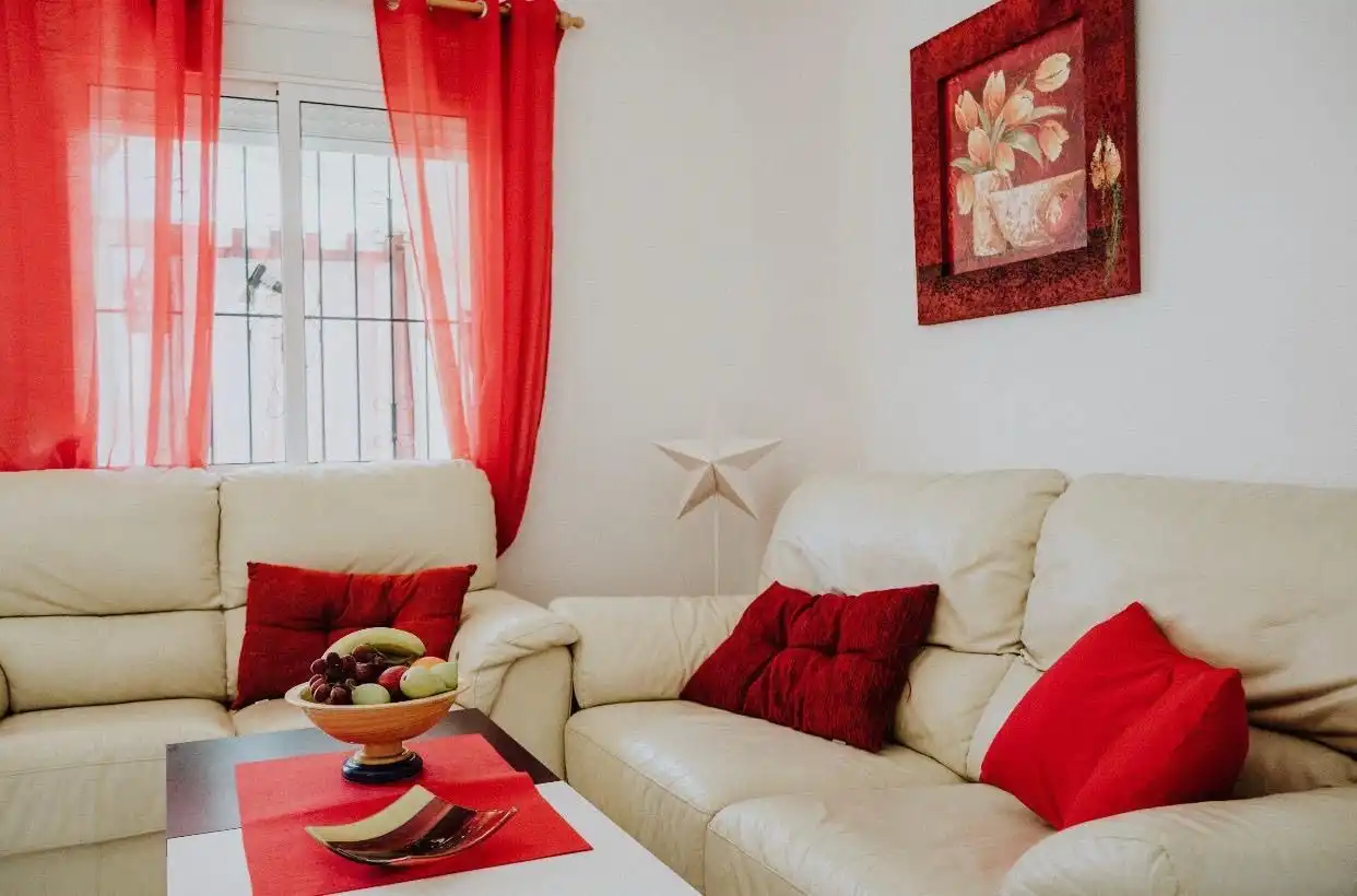 Sala de estar de Casa o chalet de alquiler en Torrevieja con Aire acondicionado, Calefacción y Terraza