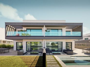 Casa bifamiliare di nuova costruzione con piscina in vendita a Calle Cabo de Creus 1