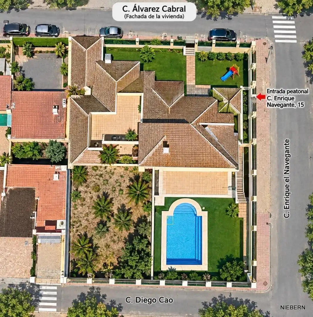 Vista exterior de Casa o chalet en venta en Cartagena con Aire acondicionado, Jardín privado y Terraza