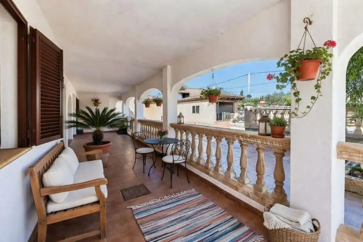 Terraza de Finca rústica en venta en  Palma de Mallorca con Aire acondicionado, Calefacción y Jardín privado