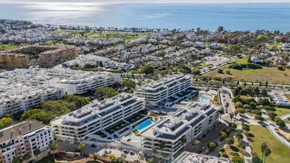 Exterior view of Apartments for rent in Marbella  with Air Conditioner, Terrace and Storage room