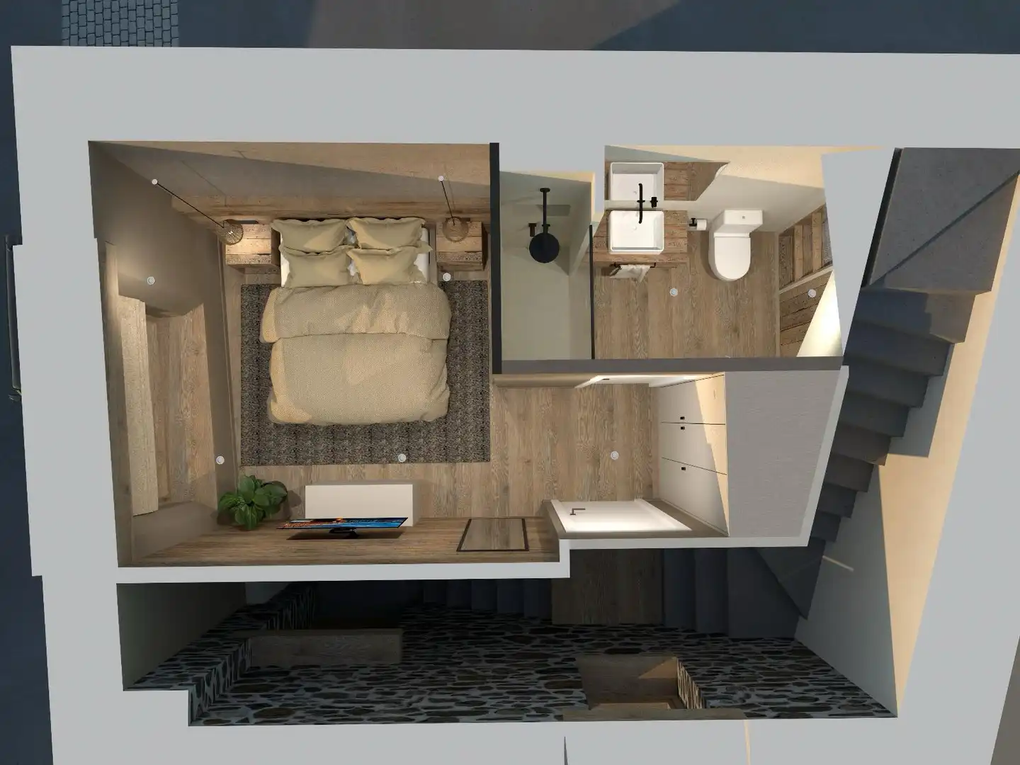 Habitación de Casa o chalet en venta en Espot con Parquet, Amueblado y Horno