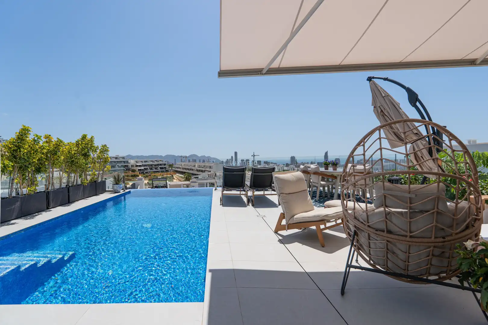 Villa mit Terrasse zum Verkauf in Balcón de Finestrat - Terra Marina, imagen 2