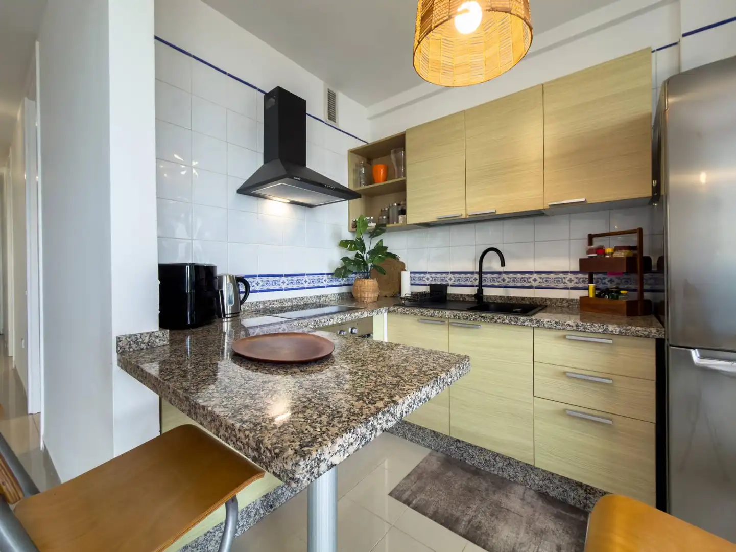 Cuina de Apartament en venda en San Cristóbal de la Laguna amb Jardí privat, Terrassa i Piscina comunitària