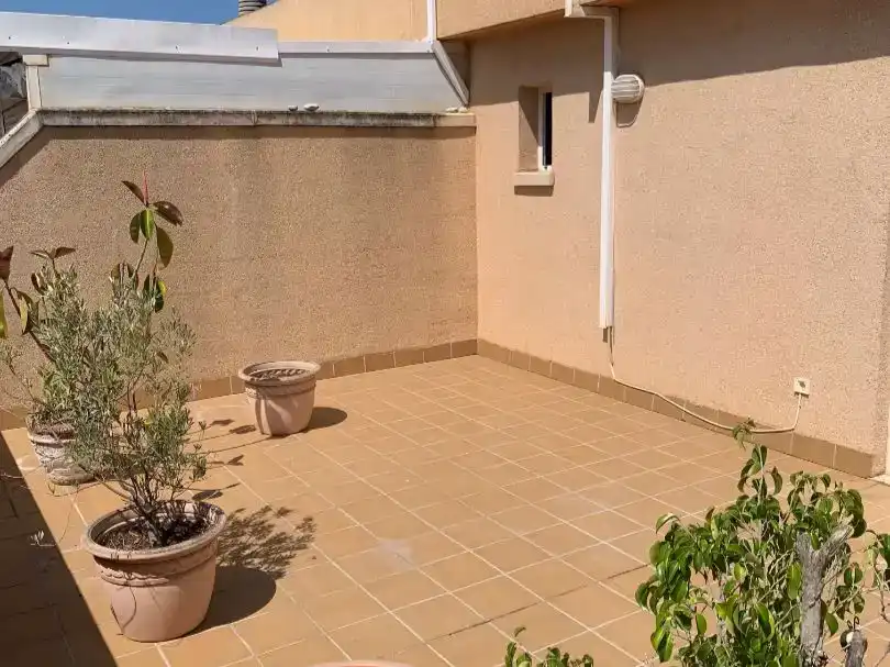 Terrasse von Dachboden zur Miete in  Palma de Mallorca mit Klimaanlage und Möbliert