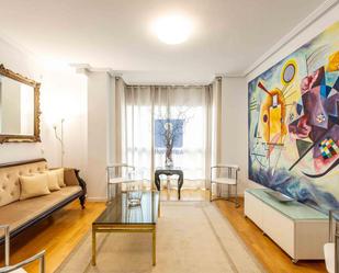 Living room of Flat for sale in  Madrid Capital  with Air Conditioner, Heating and Terrace