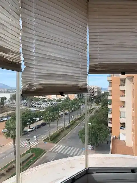 Balcony of Flat for rent in Málaga  with Air Conditioner, Heating and Parquet flooring
