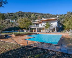 Vista exterior de Casa o xalet en venda en Vallromanes amb Calefacció, Jardí privat i Parquet